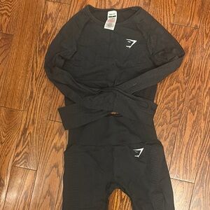 Black Gymshark Activewear Set